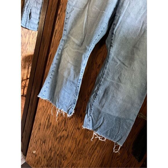 Good American Woman’s Jeans Distressed Bottoms Size 18 - Picture 2 of 12